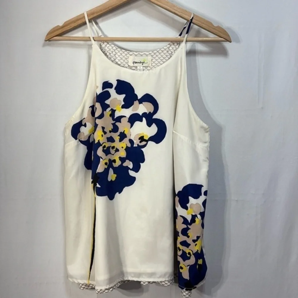 🍩 Porridge multi color large floral layers chemise